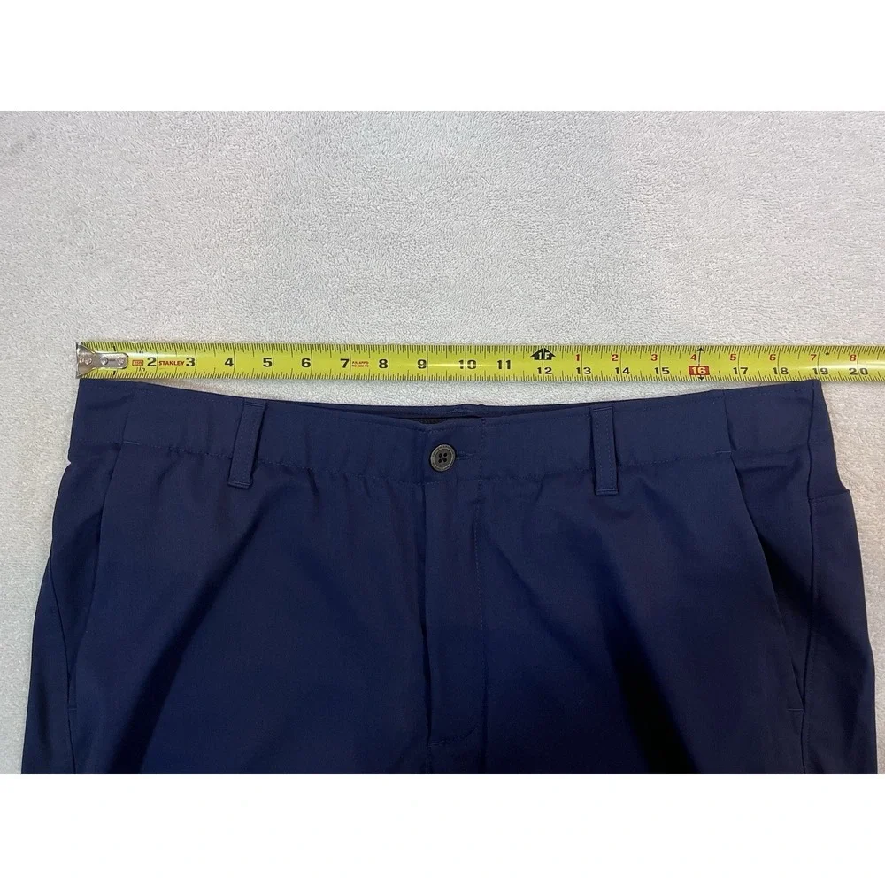 Under Armour The Showdown‎ Pant Flat Front Golf Men's 38 Navy Blue 1343176